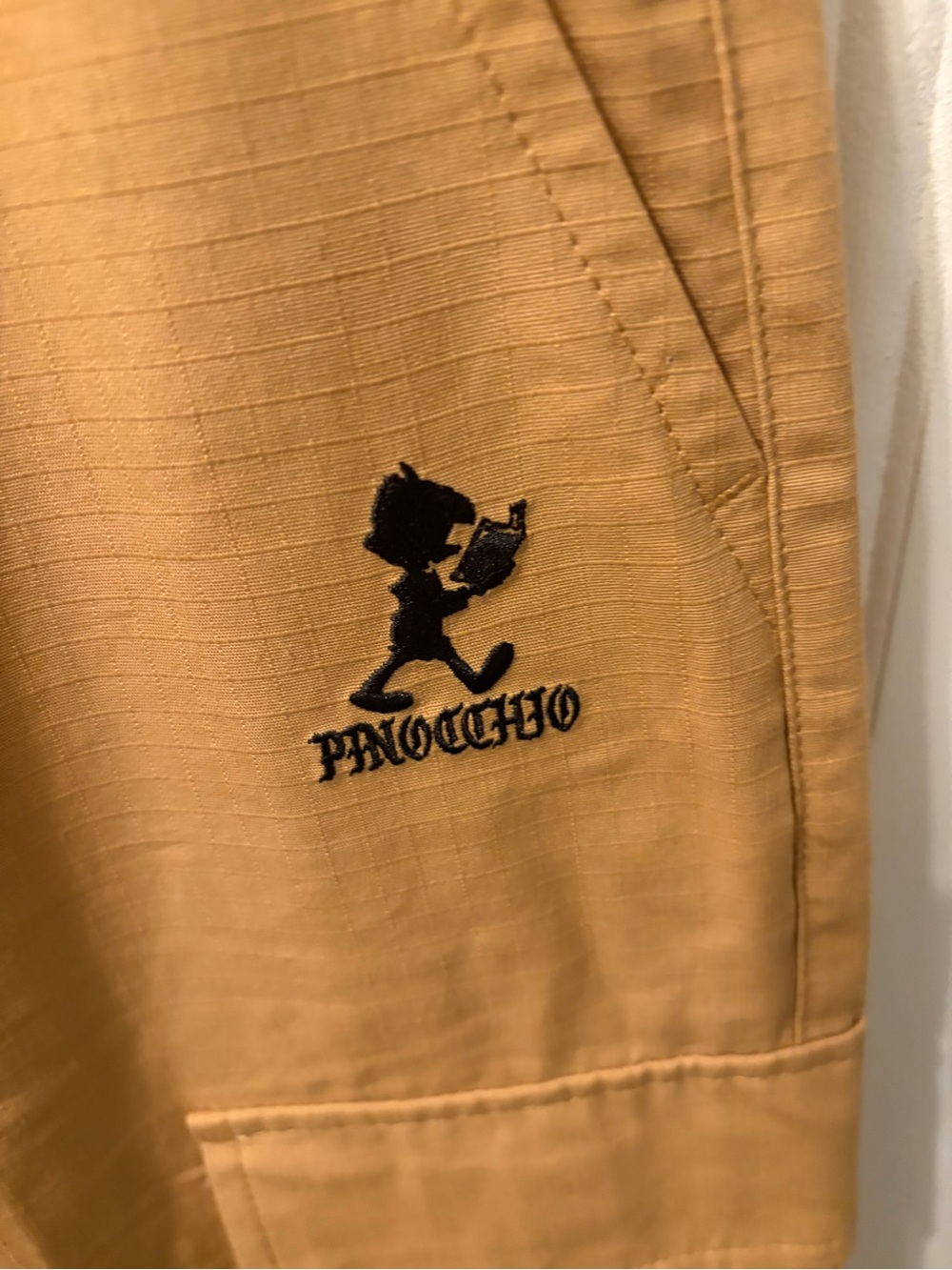 ULTRA RARE Disney x Li-Ning Pinocchio Cargo Pants Tan Ripstop Khaki Size XXL - Picture 4 of 9